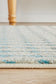 Evoke Slate White Transitional Runner Rug