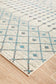 Evoke Slate White Transitional Rug