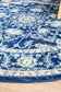 Evoke Release Navy Transitional Round Rug