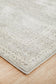 Evoke Silver Flower Transitional Runner Rug