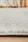 Evoke Silver Flower Transitional Runner Rug