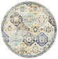 Evoke Poppy Multi Transitional Round Rug