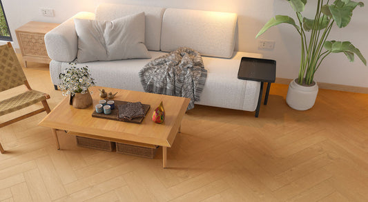 Everlast Laminate 10mm - Crown Cone Herringbone – room scene 1