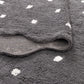 Mellow Rectangle Scalloped Kids Rug Grey: New Arrival