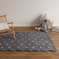Mellow Rectangle Scalloped Kids Rug Grey: New Arrival