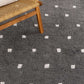 Mellow Rectangle Scalloped Kids Rug Grey: New Arrival