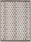 Horizon Ivory Grey Checkered Rug H102
