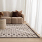 Horizon Ivory Grey Checkered Rug H102