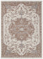 Horizon Ivory Beige Medallion Rug H114
