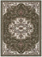 Horizon Olive Green Medallion Rug H116