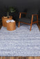 Harlow Ringlets Blue Wool Blend Rug