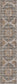Distressed Vintage Cezanne Rabbit Gray Inca Gold Runner Rug