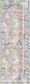 Pissarro Terracotta Blue Washable Runner