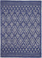 Himalaya Cobblestone Tribal Blue Wool Rug