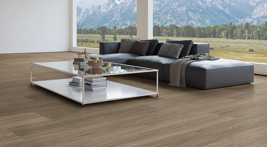 Voyager Vinyl Plank 5mm - Antares Spotted Gum – room scene 1