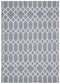 Krisha Tribal Trellis Rug Rustic Blue