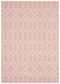 Krisha Tribal Trellis Rug Nude Soft Pink