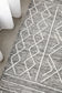 Arya Stitch Woven Rug Silver Grey