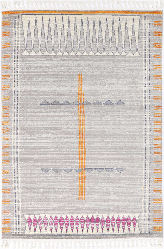 Inca Tumbes Grey Contemporary Rug