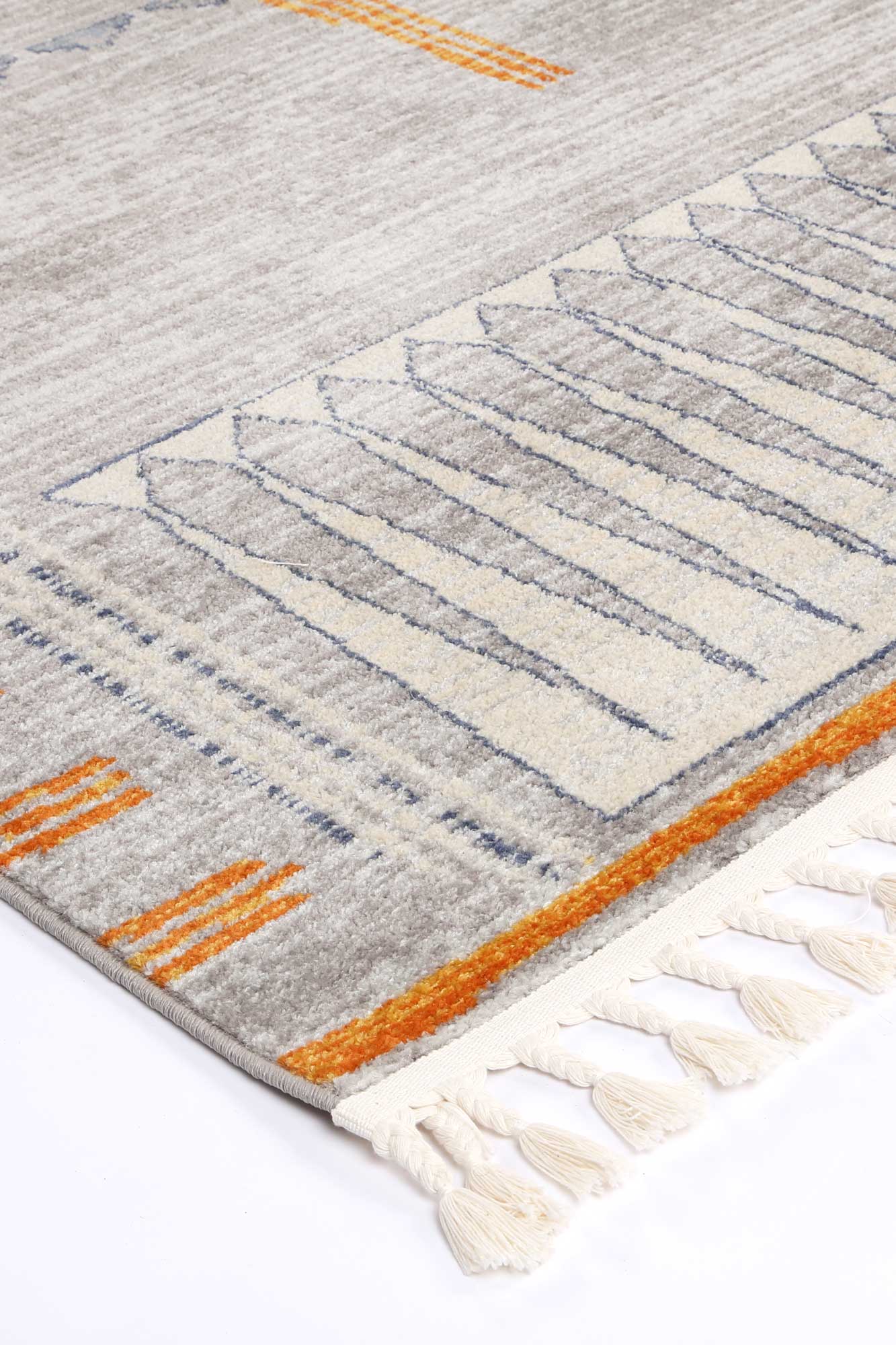 Inca Tumbes Grey Contemporary Rug