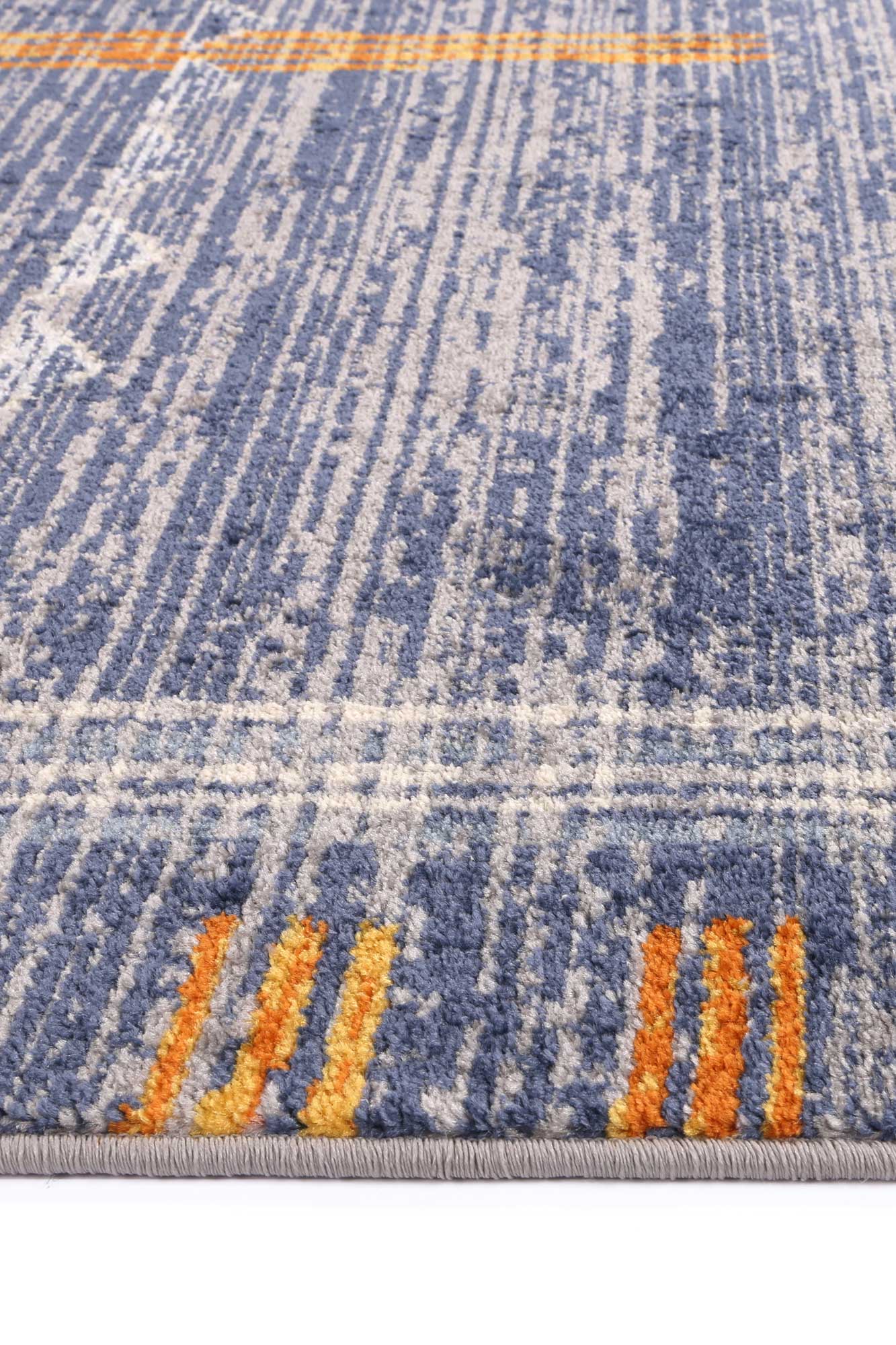 Inca Quito Blue Contemporary Rug