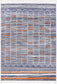 Inca Talca Blue & Orange Contemporary Rug