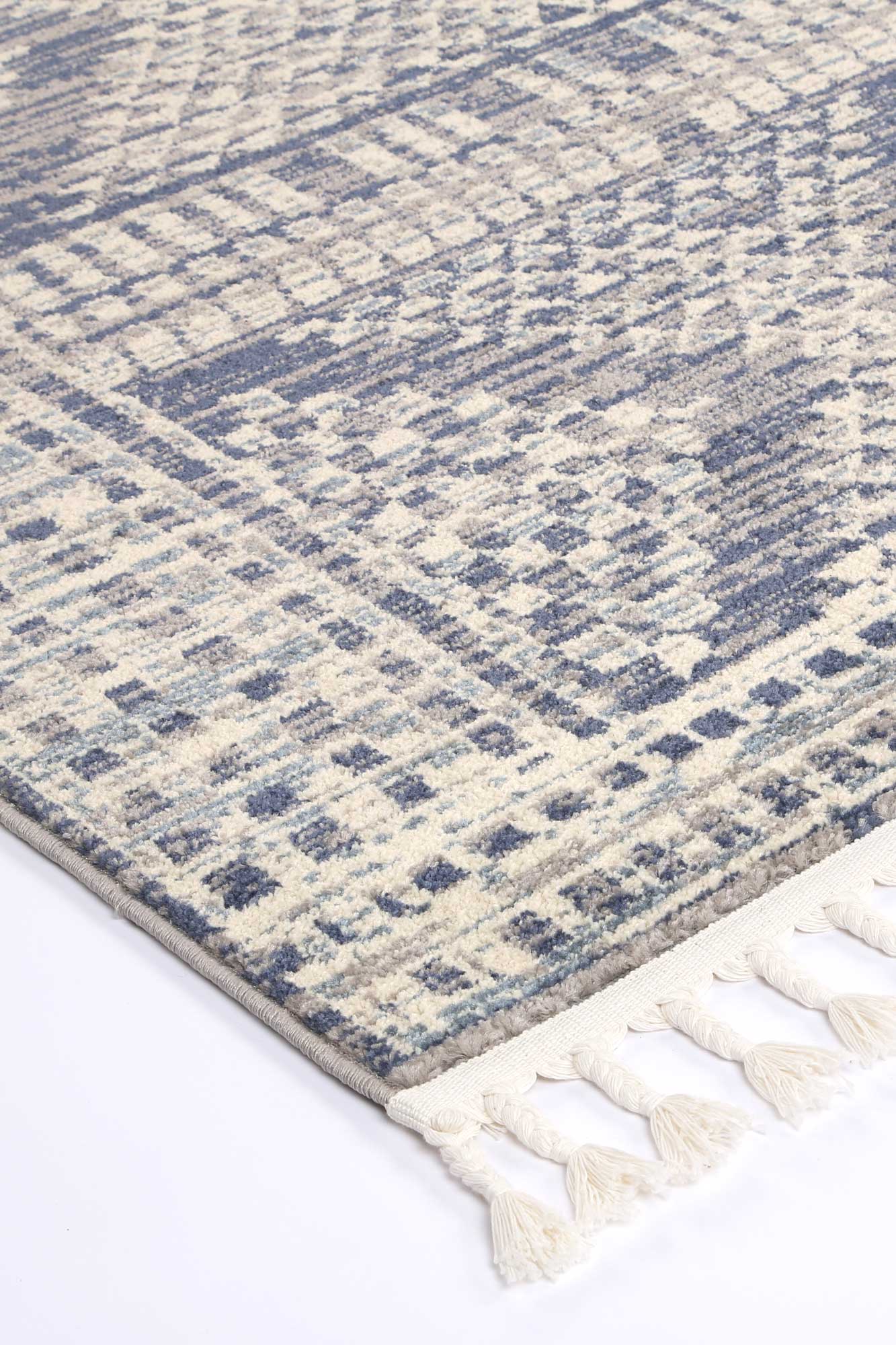 Inca Jauja Blue Contemporary Rug