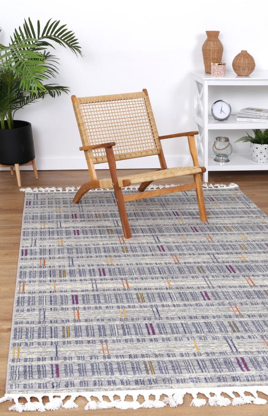 Inca Tilcara Blue Contemporary Rug