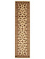 Istanbul Traditional Floral Pattern Runner Rug Ivory