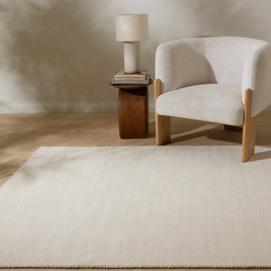 Mesa Ecru Wool Handmade Rug