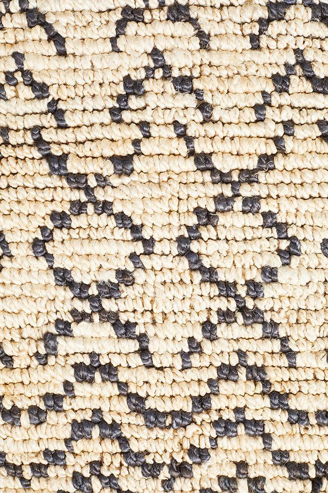 Kenya Elki Hand Woven Tribal Jute Rug