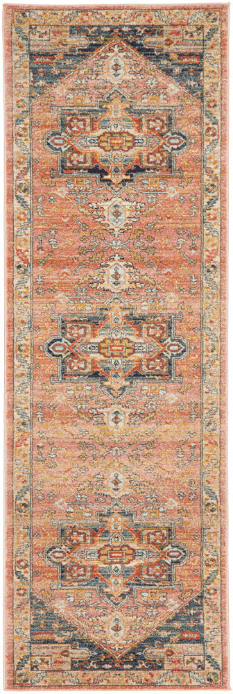 Legacy Emblem Star Salmon Runner Rug