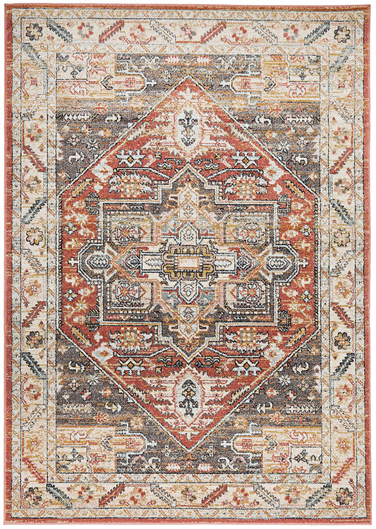 Legacy Emblem Star Terracotta Rug