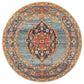 Legacy 862 Rust Round Rug