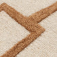 Les Nomades Lines Rust Wool Rug
