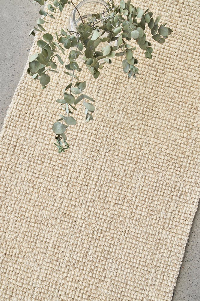 Madras Parker Cream Runner Rug