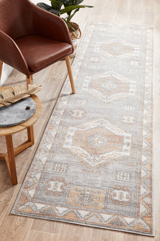 Mayfair Caitlen Grey Runner Rug