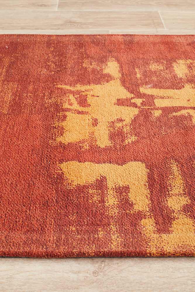 Magnolia 11 Paprika Runner Rug