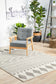 Mirage Adani  Modern Tribal Design Grey Rug