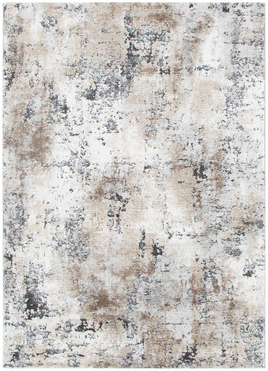 Nola Abstract Grey Beige Rug - N006