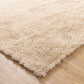 Lyla Machine Washable Shaggy Natural Runner
