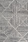 Oasis Kenza Contemporary Silver Runner Rug