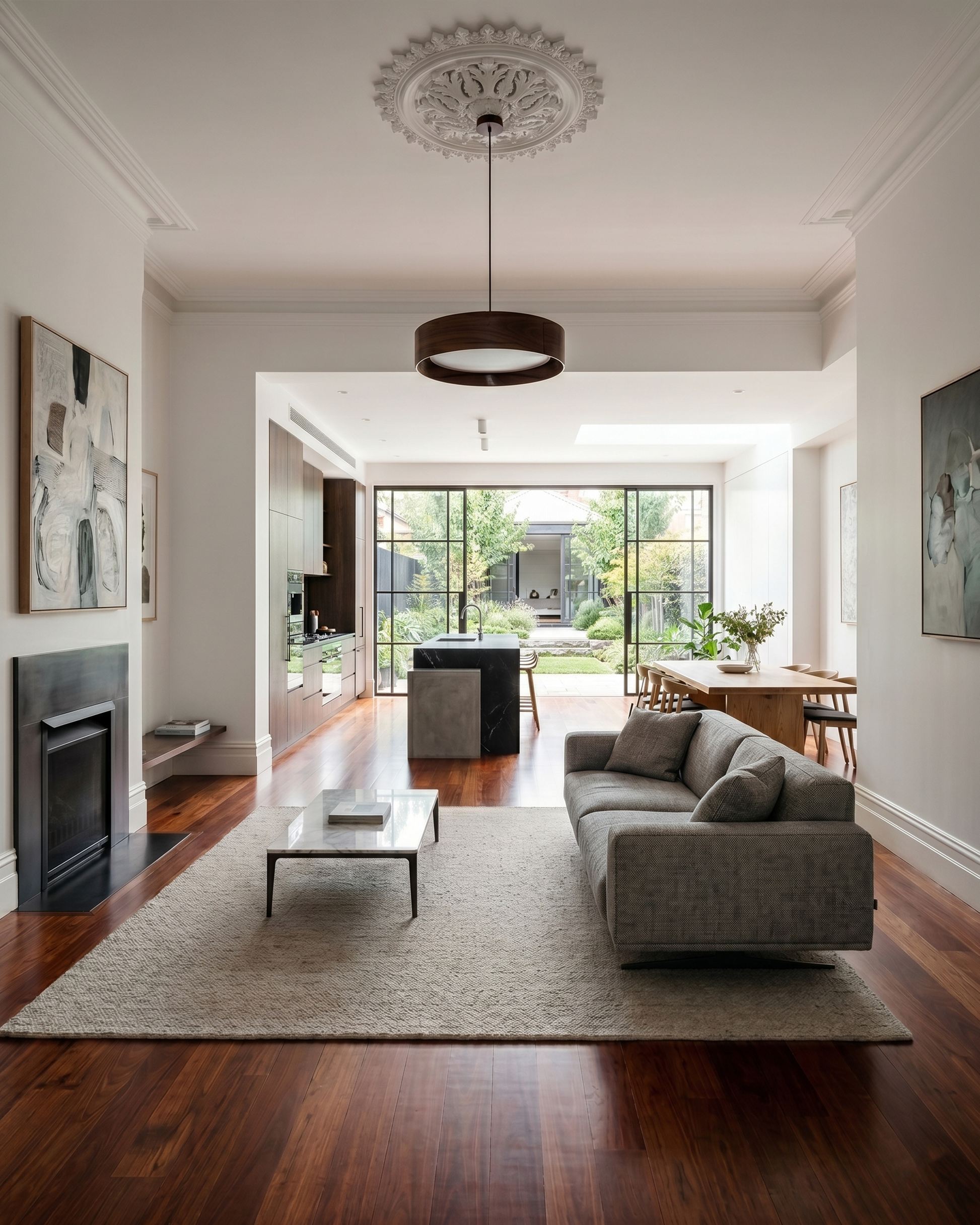 Topdeck Pre-Finished Solid Timber 18mm - Cumaru (Brazilian Teak) – room scene