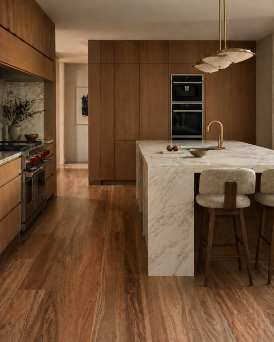 Topdeck Pre-Finished Solid Timber 18mm - Pacific Spotted Gum – room scene