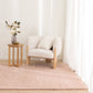 Lune Shaggy Blush Pink Rug