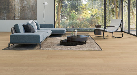 Merit Laminate 12mm - River Stone – room scene 1