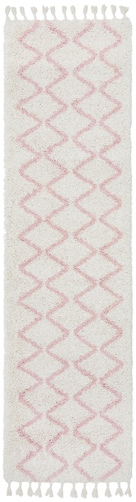 Saffron 11 Pink Runner Rug