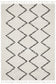 Saffron 11 White Rug