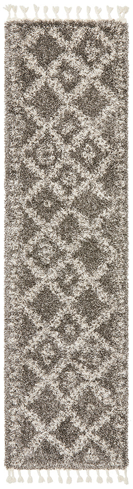 Saffron 33 Grey Runner Rug