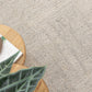 Seren Silver Modern Wool Rug